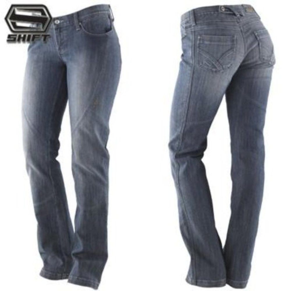 Shift Kevlar Reinforced Biker Motorcycle Jeans Size 8